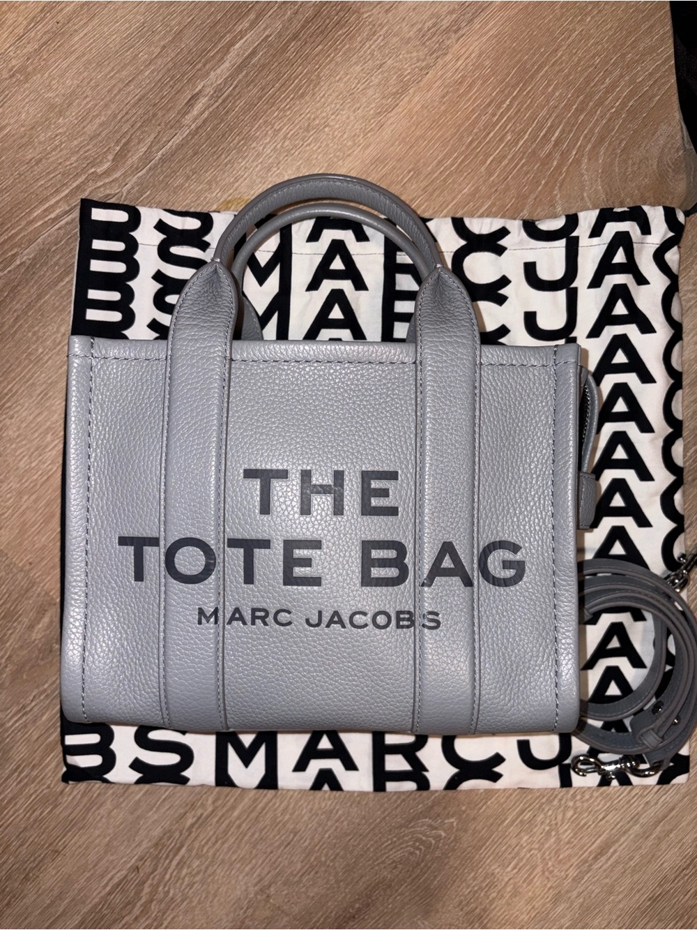 Small Marc Jacobs The Tote Bag Wolf Grey EUC